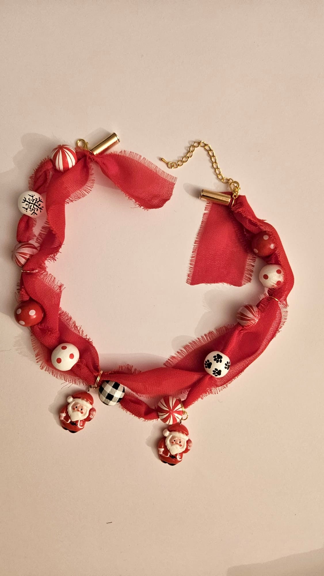 Sweather necklace "Festive Christmas evenings"