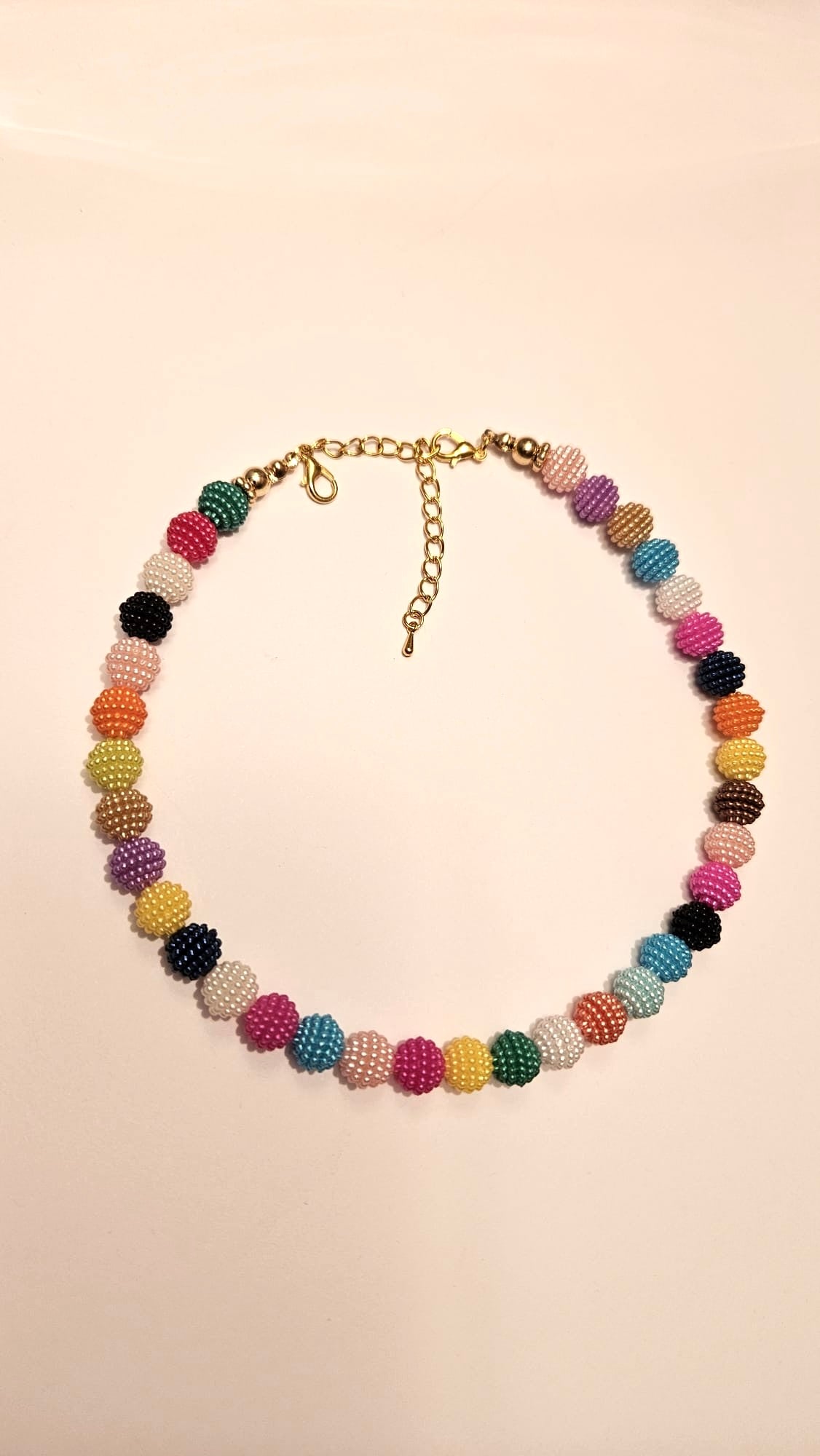 Sweather necklace "Cheerful day"