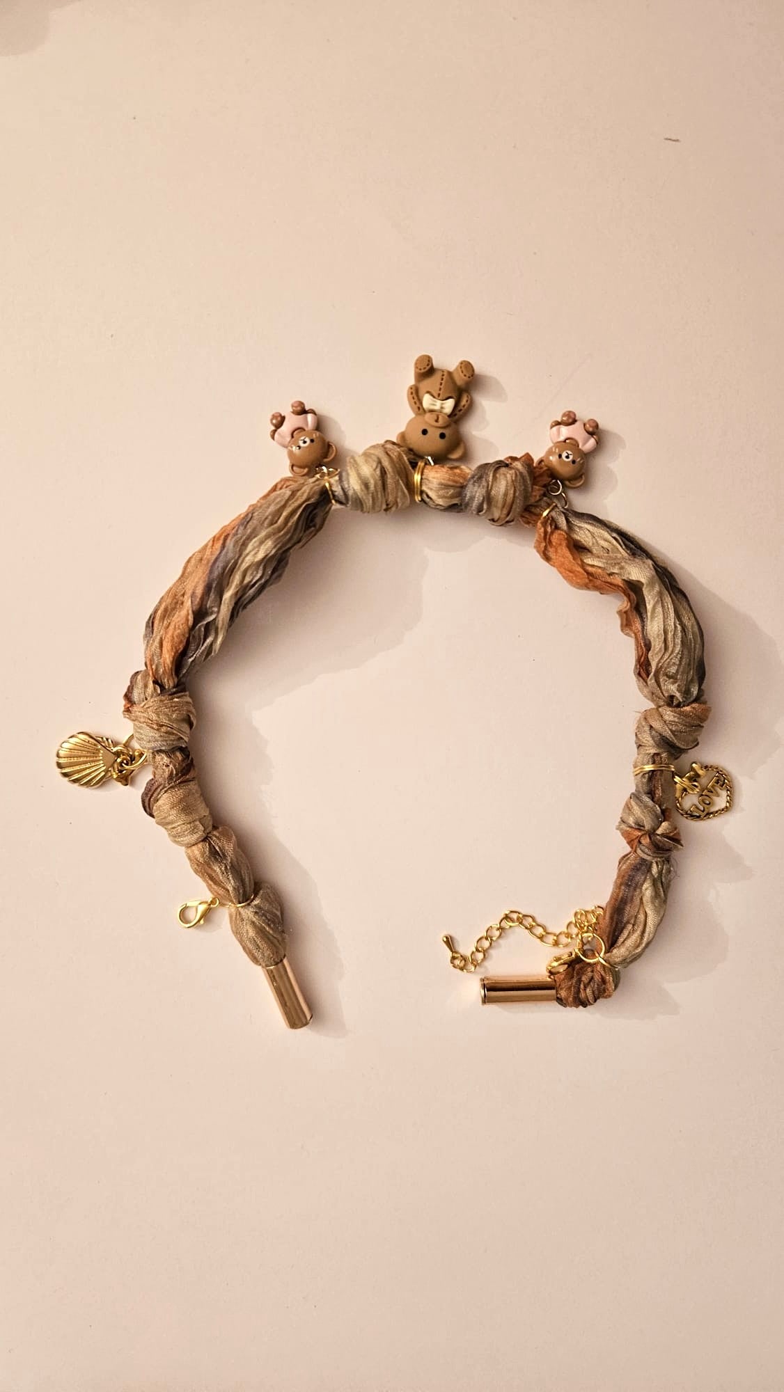 Sweather necklace "Teddy's dreams"