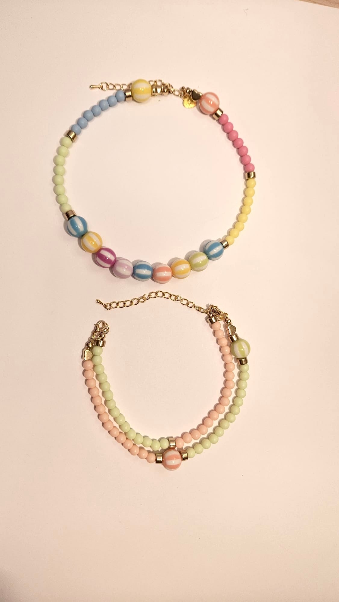 Matching set of necklaces for pawrents & dogs