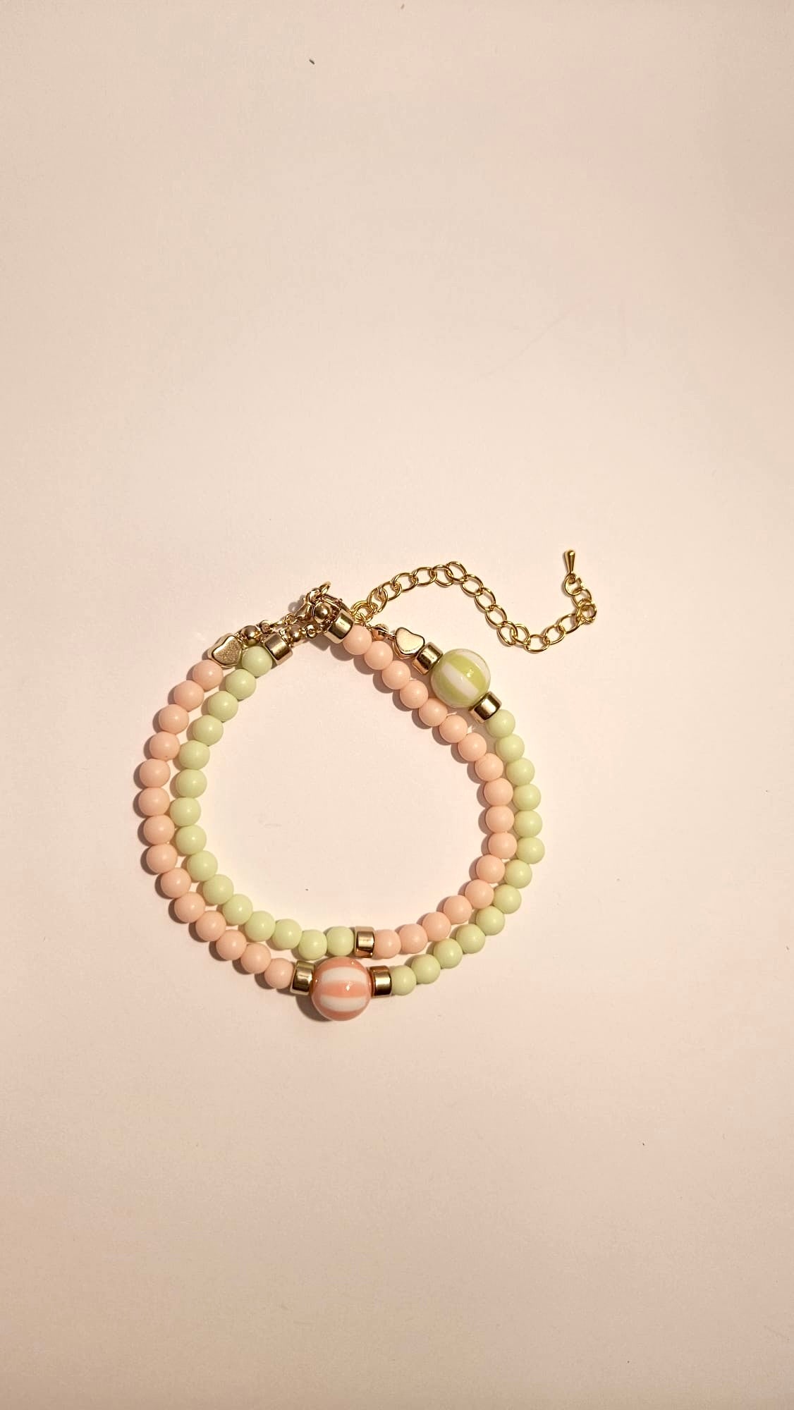 Sweather necklace "Spring pastels"