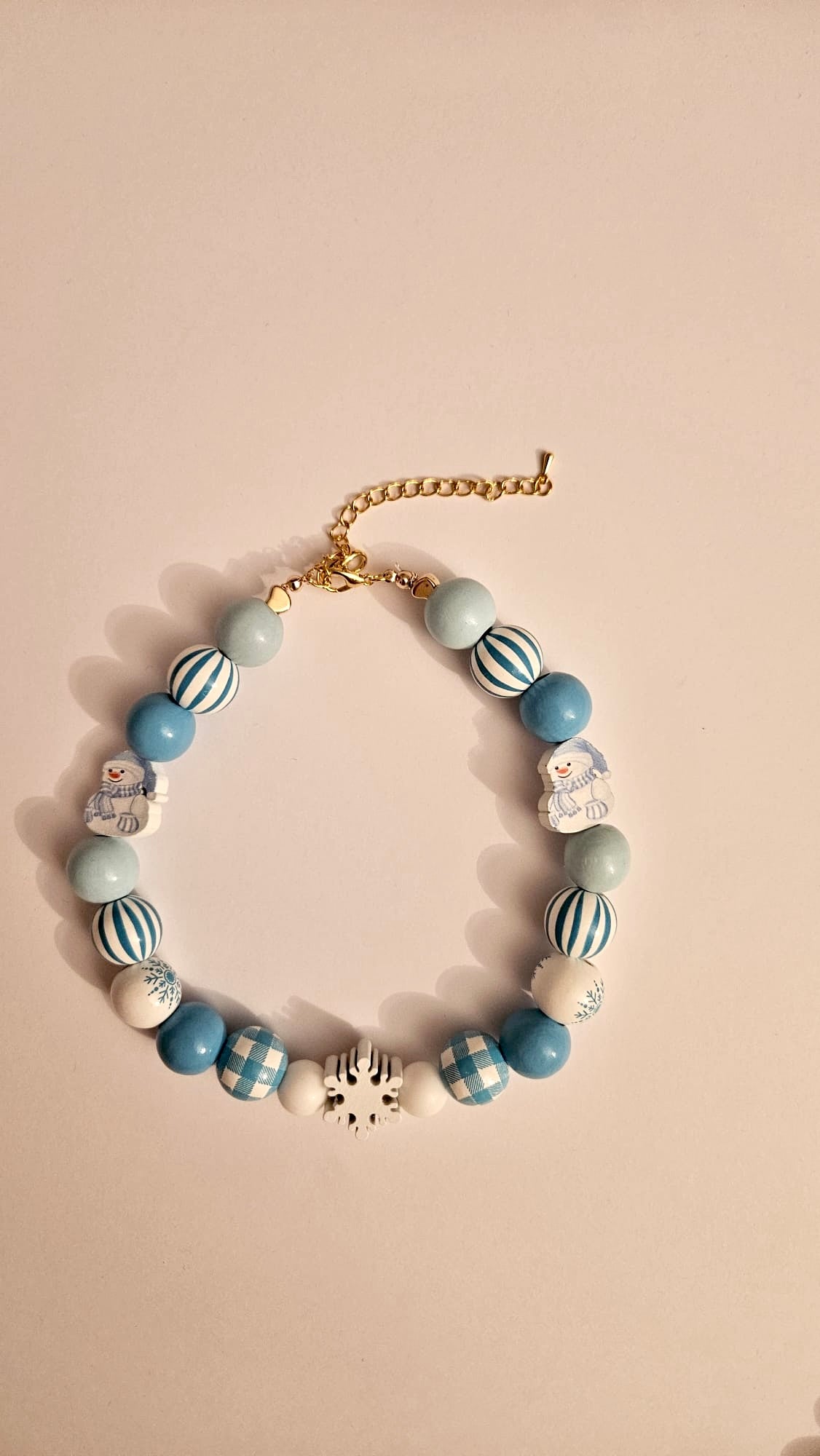 Sweather necklace "Frosty the snowman"