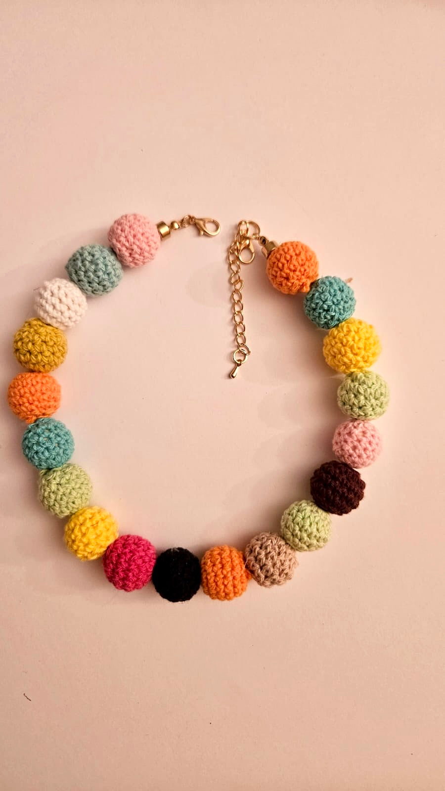 Dog necklace "Cheering pompoms"