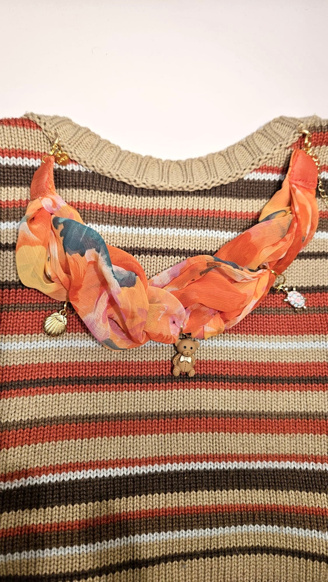 Sweather necklace "Teddy's tales"