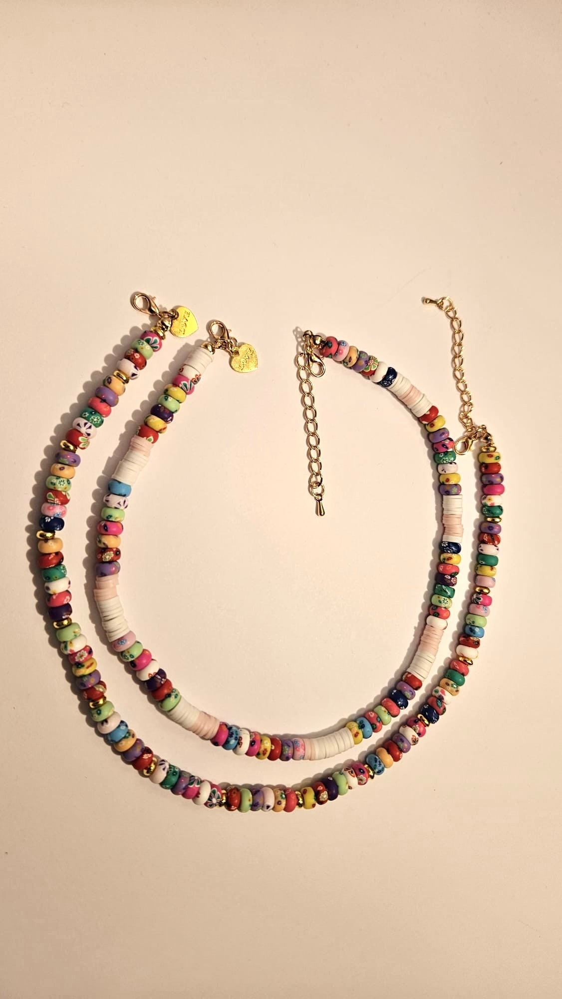 Matching necklace set for pawrents & pawfriends "Colorful soul"